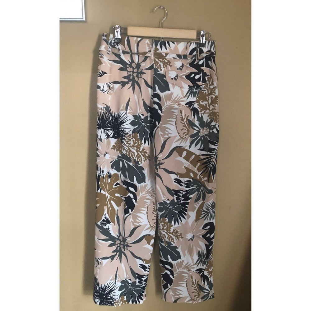 NWT Rag & Bone silk high waist tropical palm print pants - Picture 9 of 10